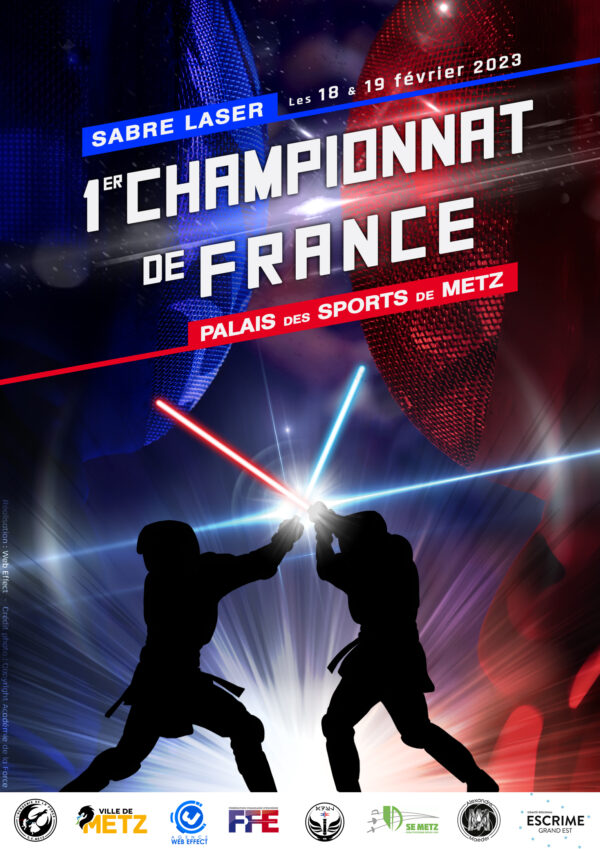 Championnat de France de Sabre Laser FFE ASL afiche